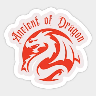 Ancient of Dragon Sticker